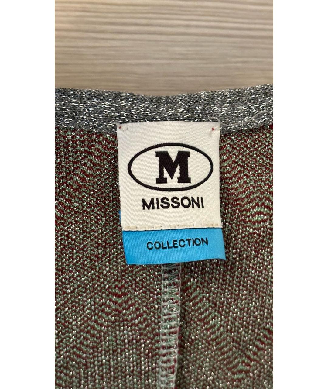 M MISSONI Мульти хлопковое повседневное платье, фото 3