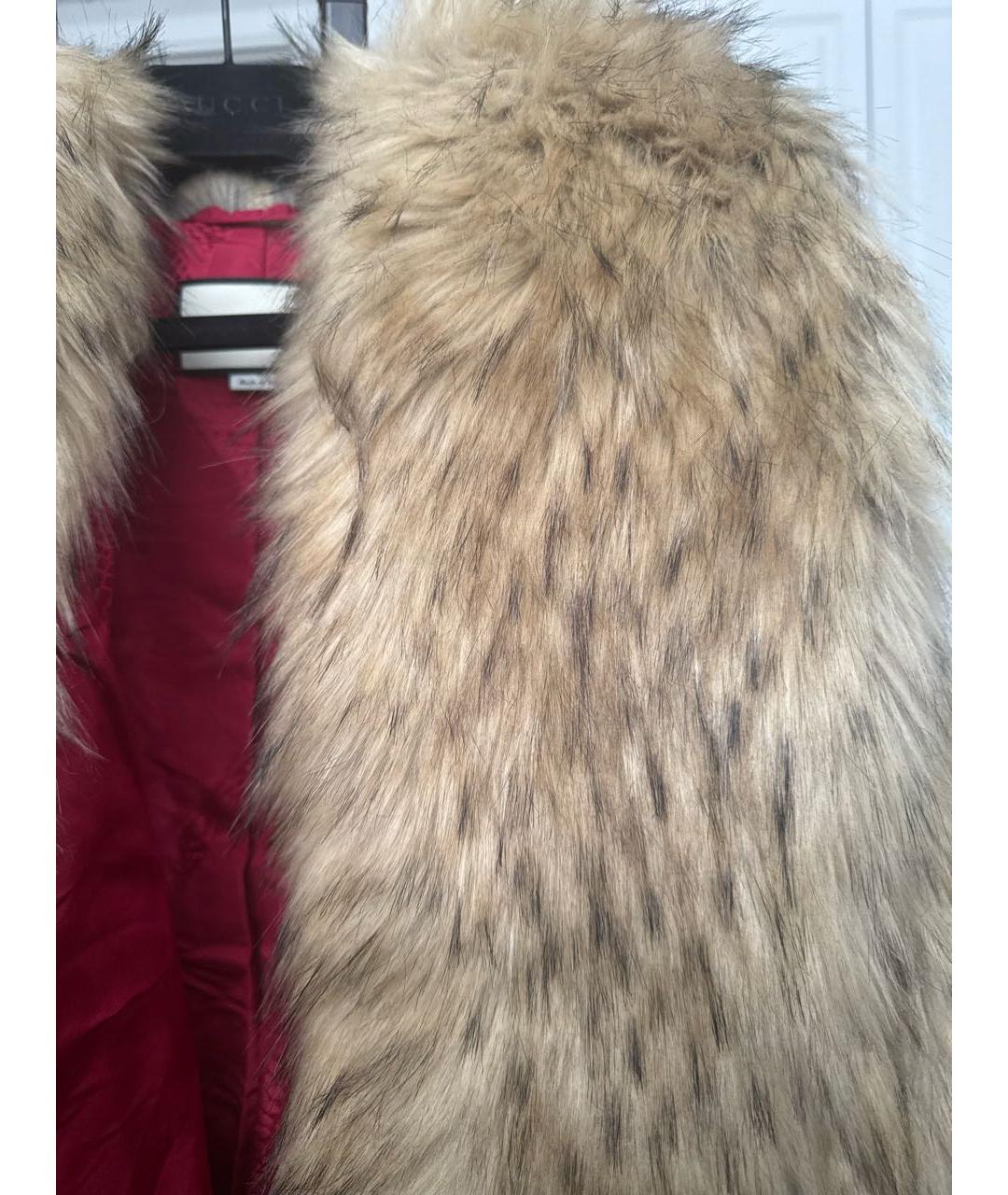 GUCCI Бежевая меховая шуба, фото 4