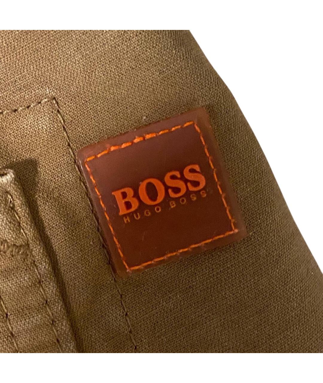 HUGO BOSS Хаки хлопковые джинсы, фото 6