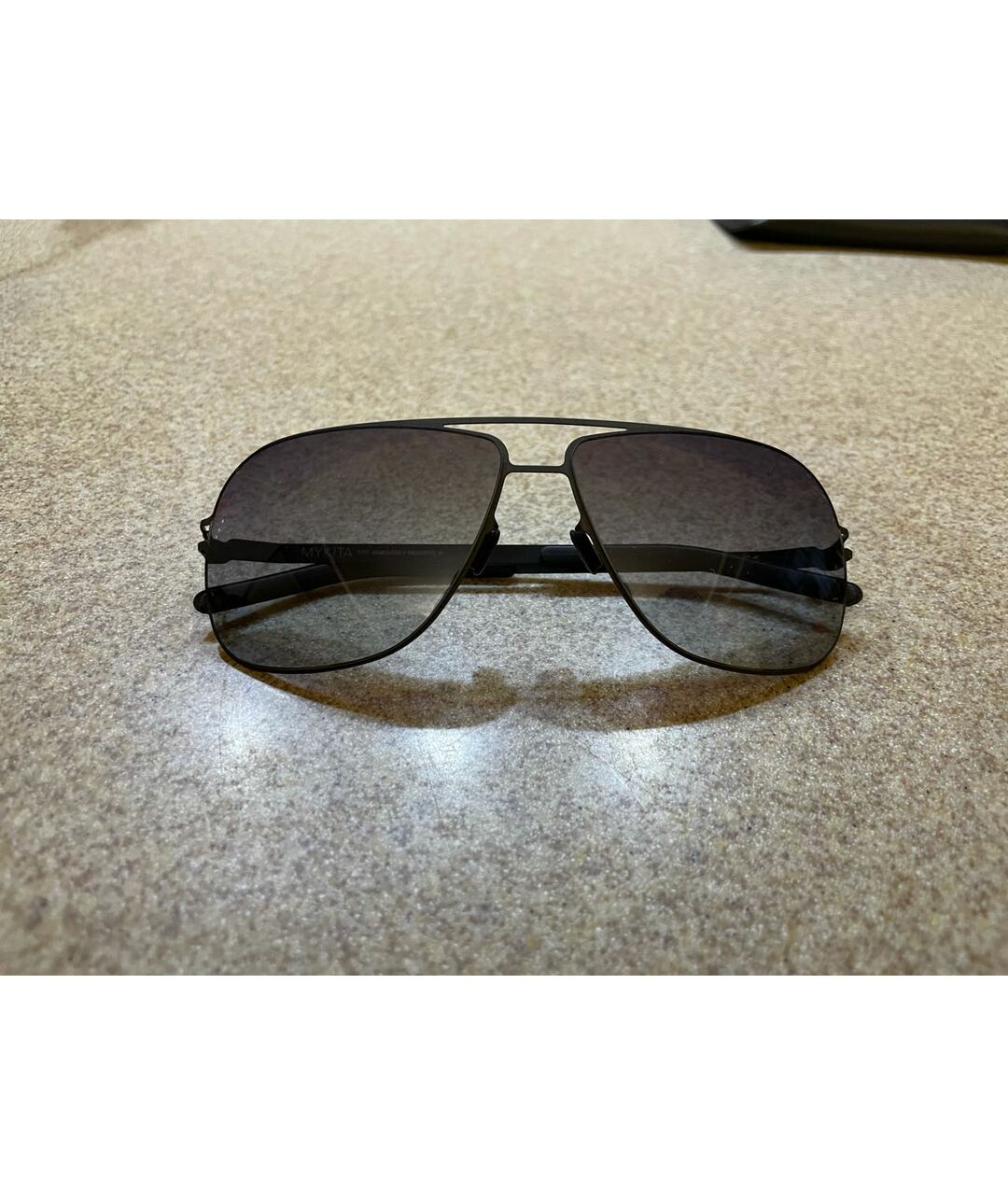 MYKITA Черные металлические солнцезащитные очки, фото 5