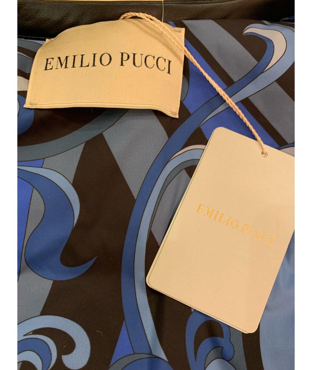 EMILIO PUCCI Черный пуховик, фото 4