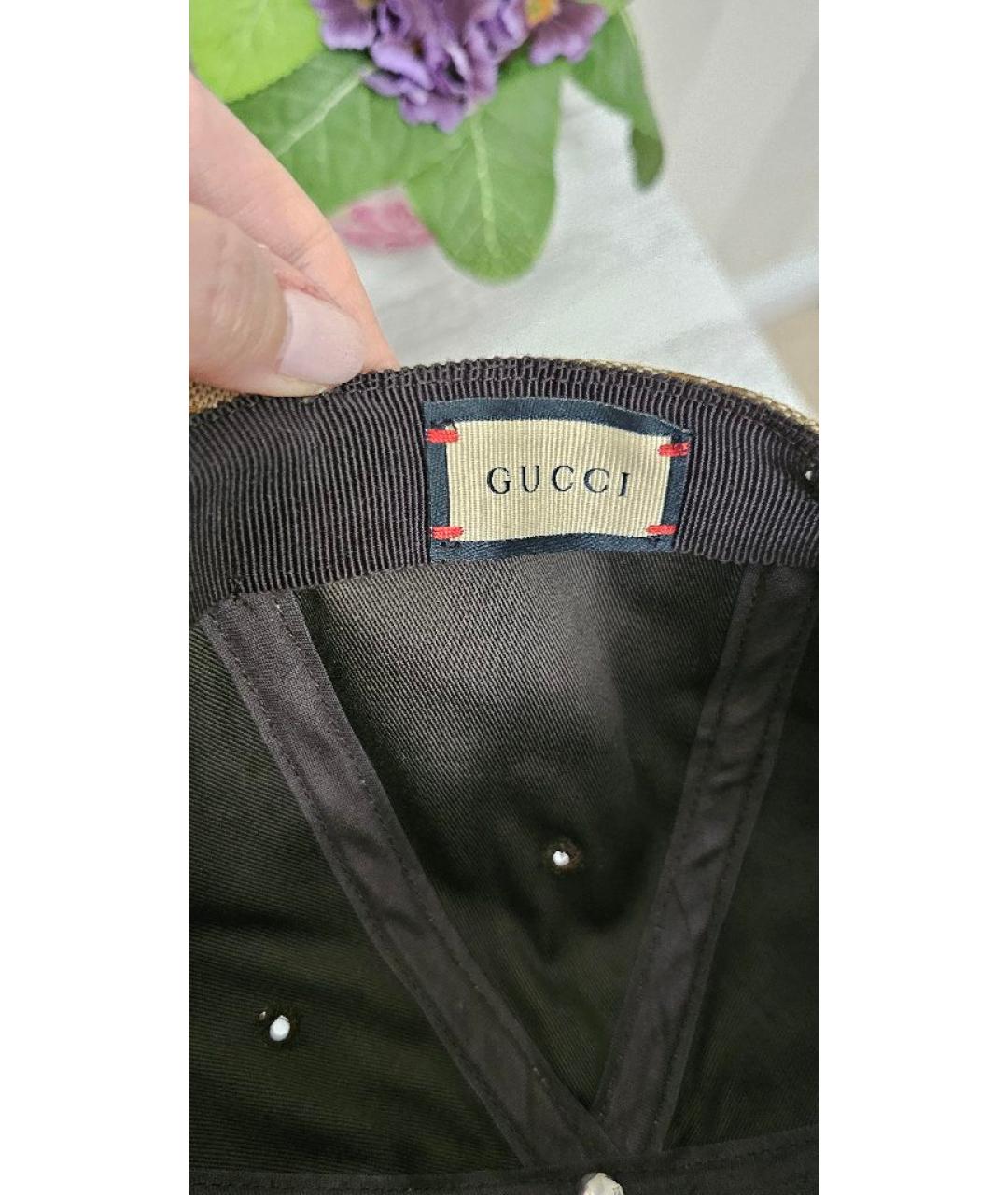 GUCCI Коричневая кепка, фото 7