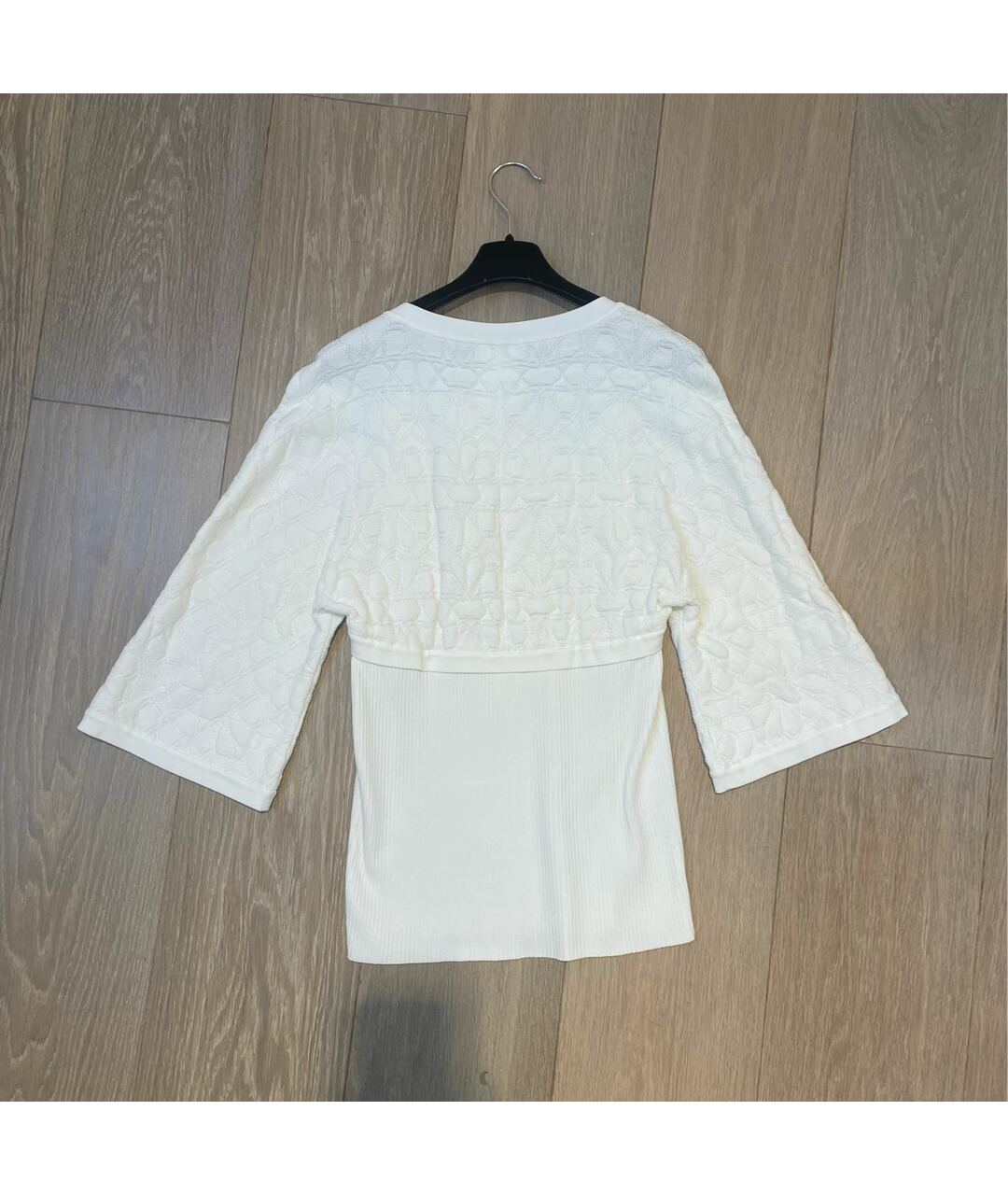 CHANEL Белый хлопковый джемпер / свитер, фото 2