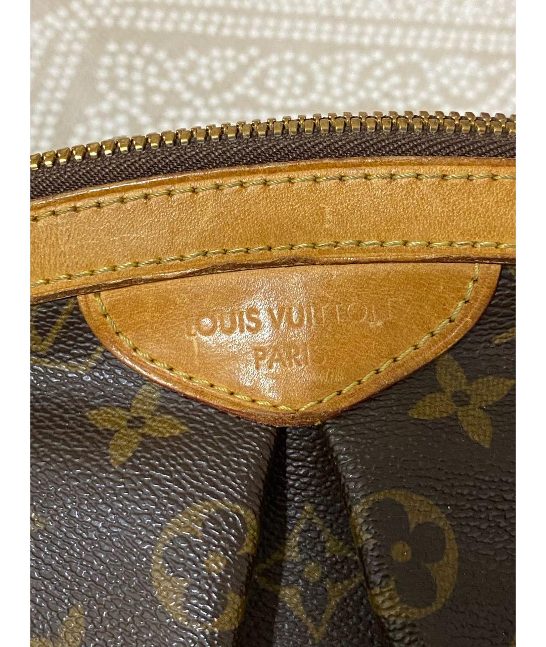 LOUIS VUITTON Коричневая сумка с короткими ручками, фото 2