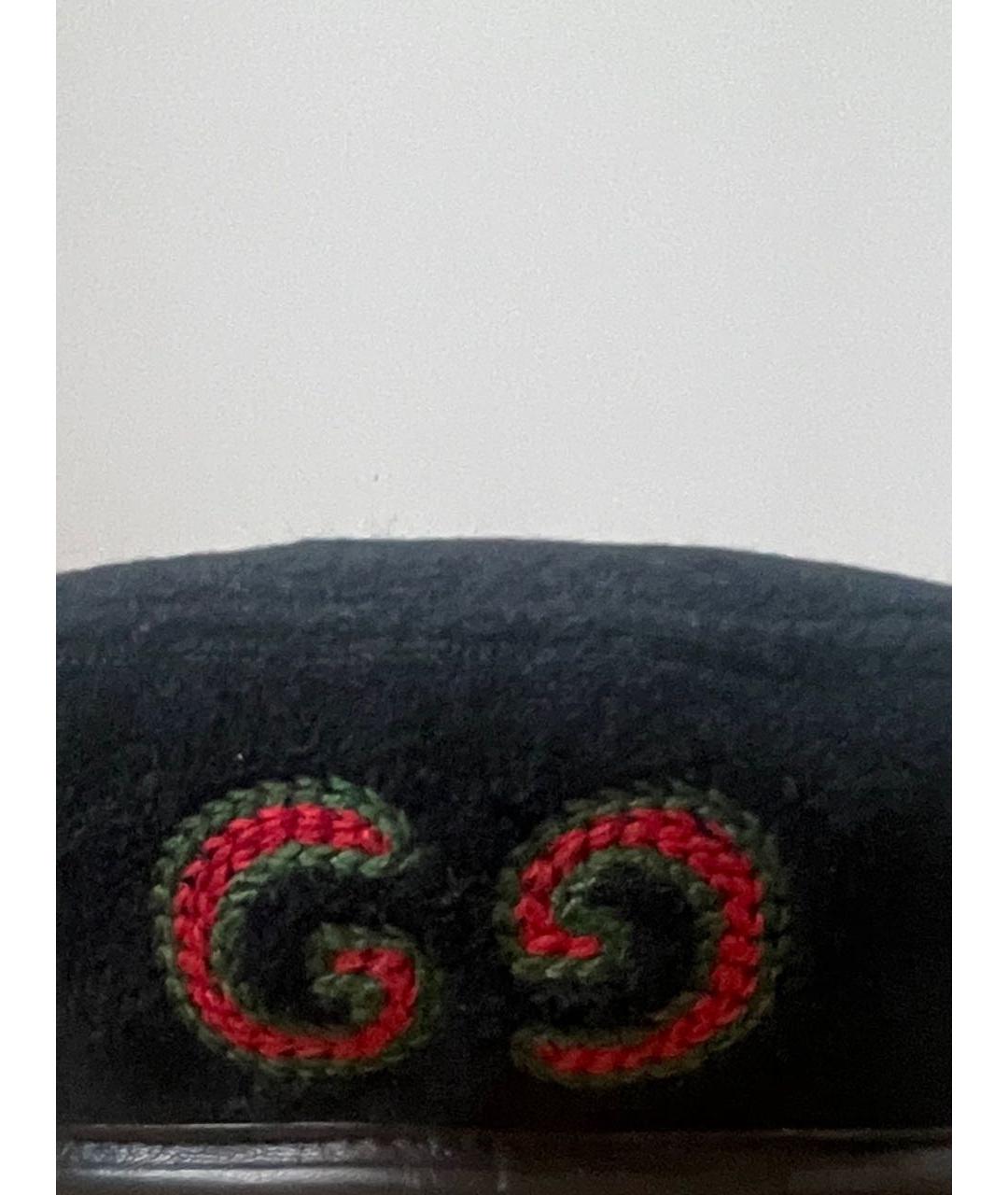 GUCCI Черная шапка, фото 3