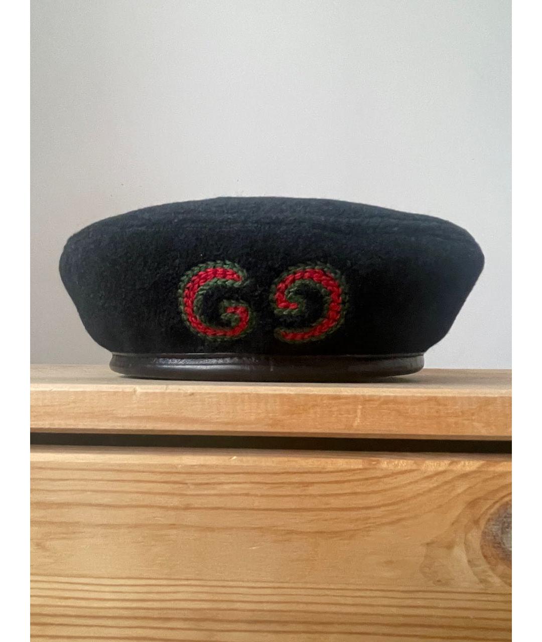 GUCCI Черная шапка, фото 9