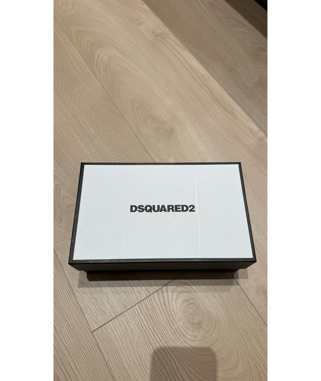 DSQUARED2 KIDS Белые замшевые кеды, фото 5