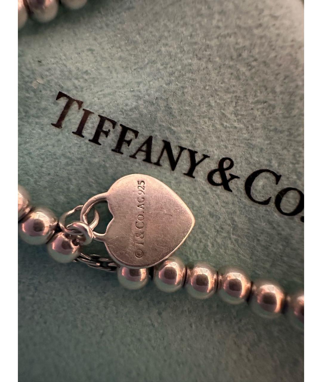 TIFFANY&CO Серебрянный серебряный браслет, фото 4