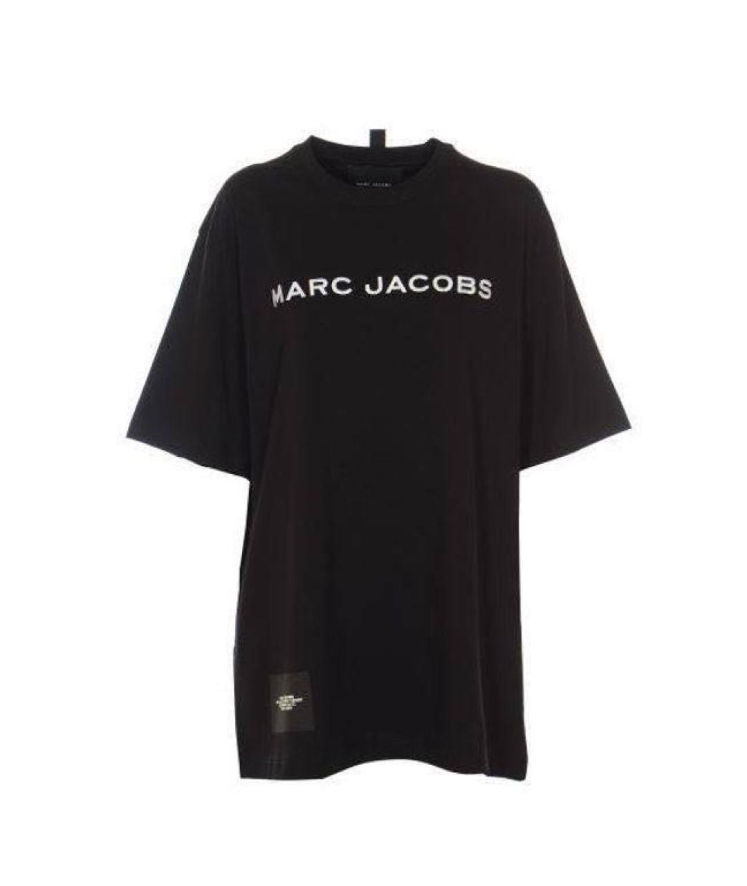 MARC JACOBS Черная хлопковая футболка, фото 1