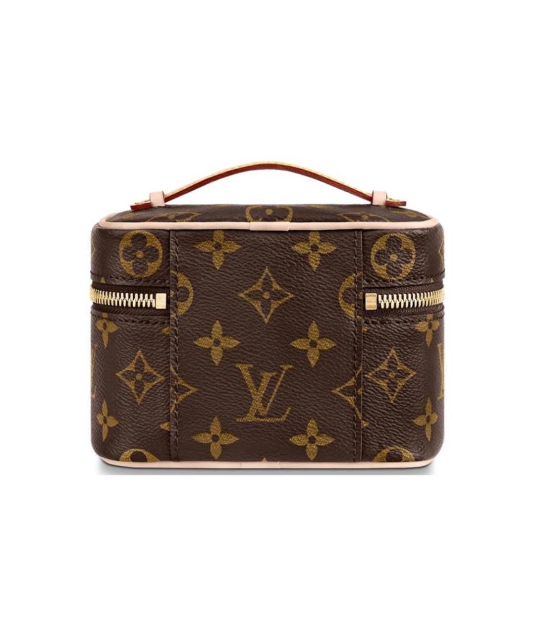 LOUIS VUITTON Коричневая кожаная сумка через плечо, фото 2