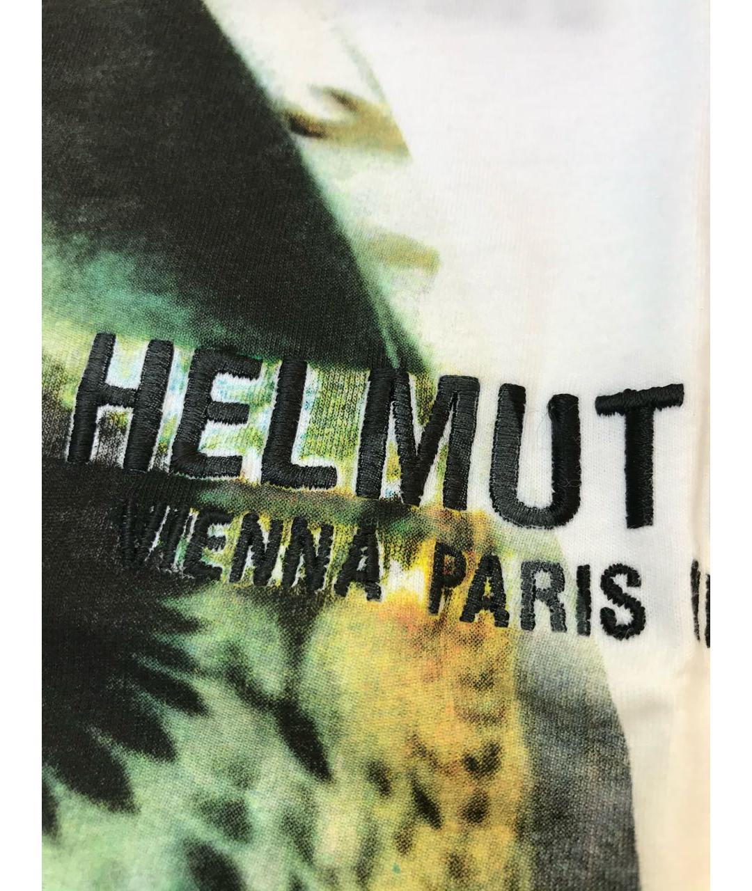 HELMUT LANG Белая хлопковая футболка, фото 4