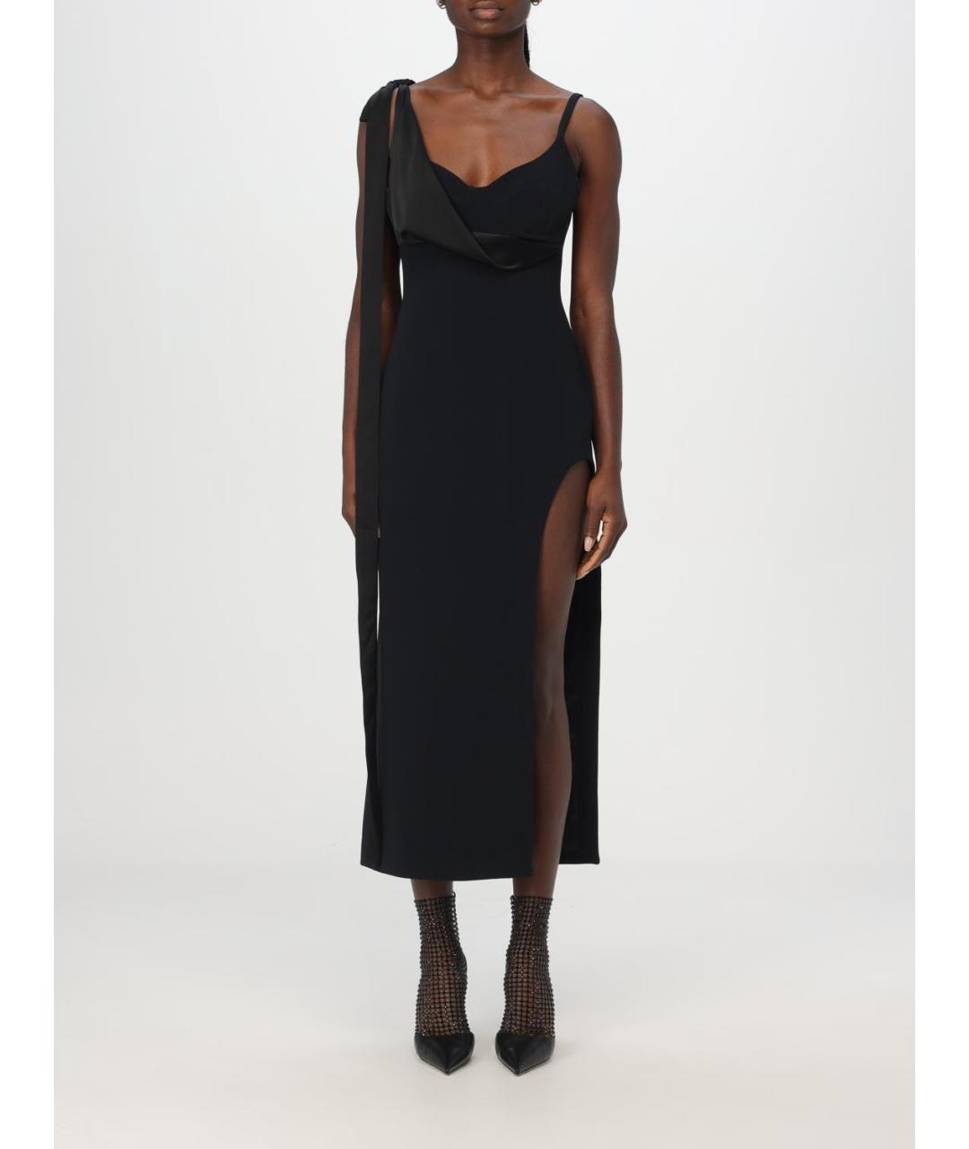 DAVID KOMA Черное коктейльное платье, фото 6