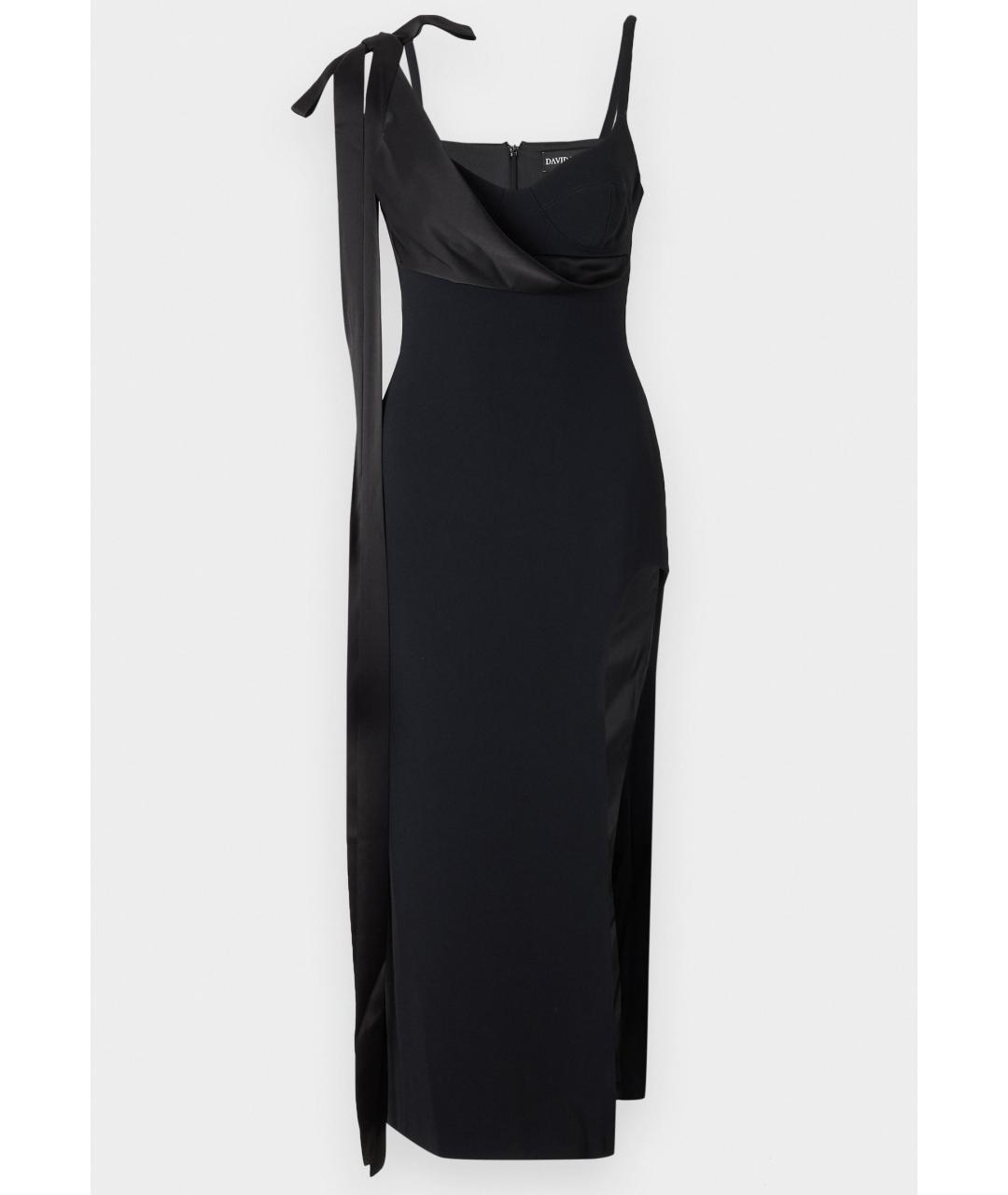 DAVID KOMA Черное коктейльное платье, фото 10
