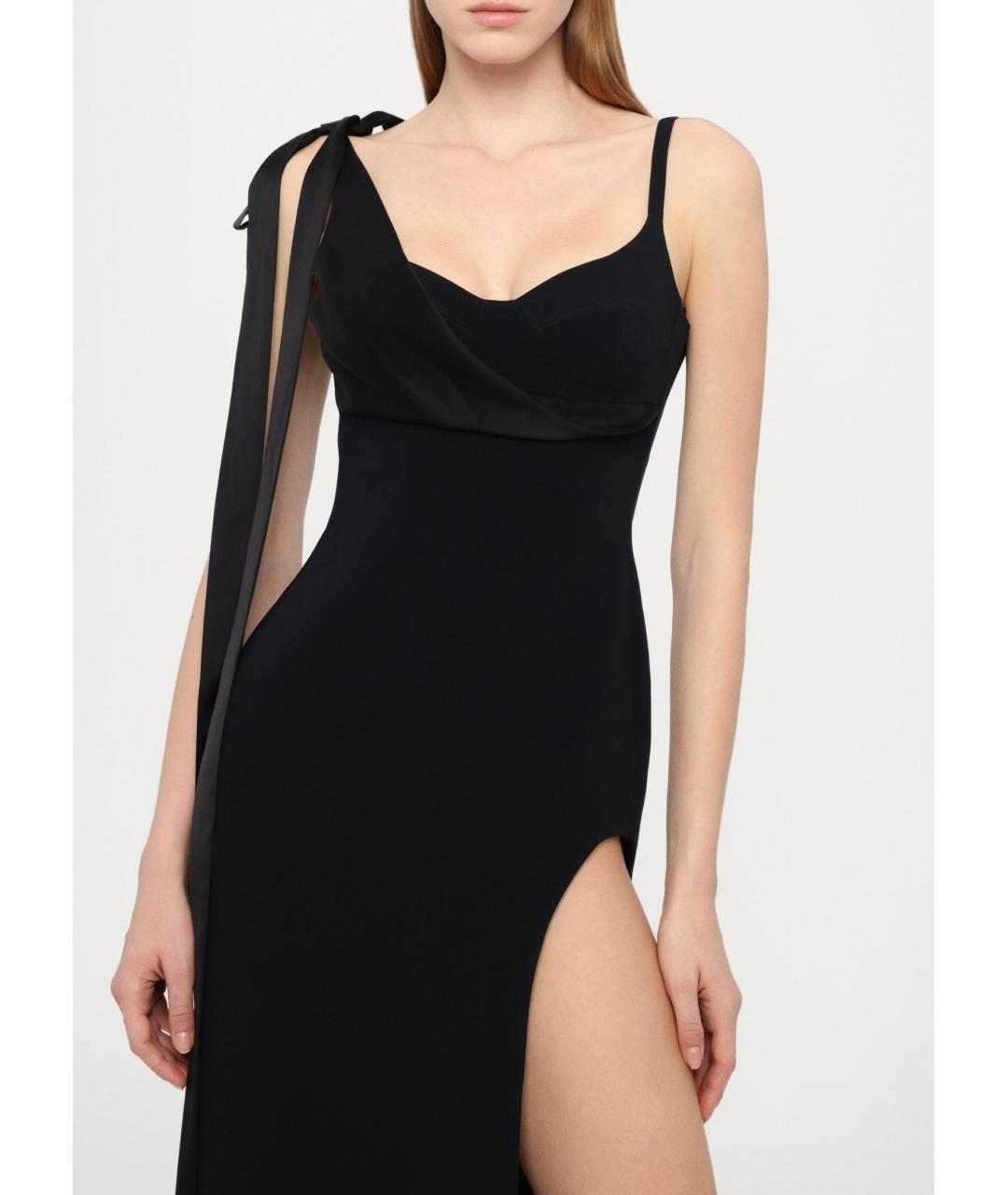 DAVID KOMA Черное коктейльное платье, фото 8