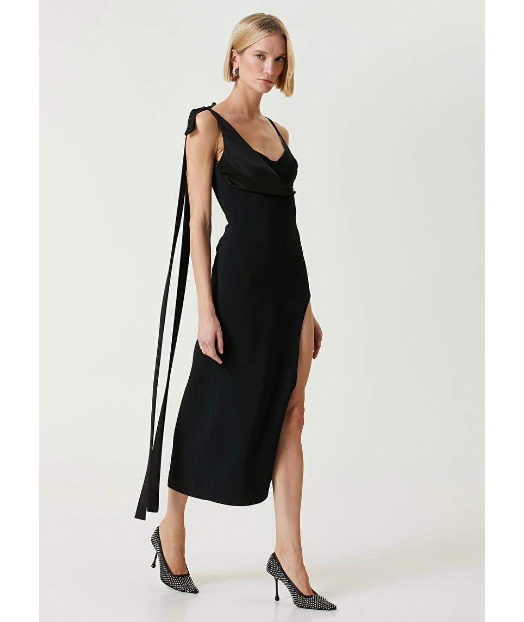 DAVID KOMA Черное коктейльное платье, фото 3