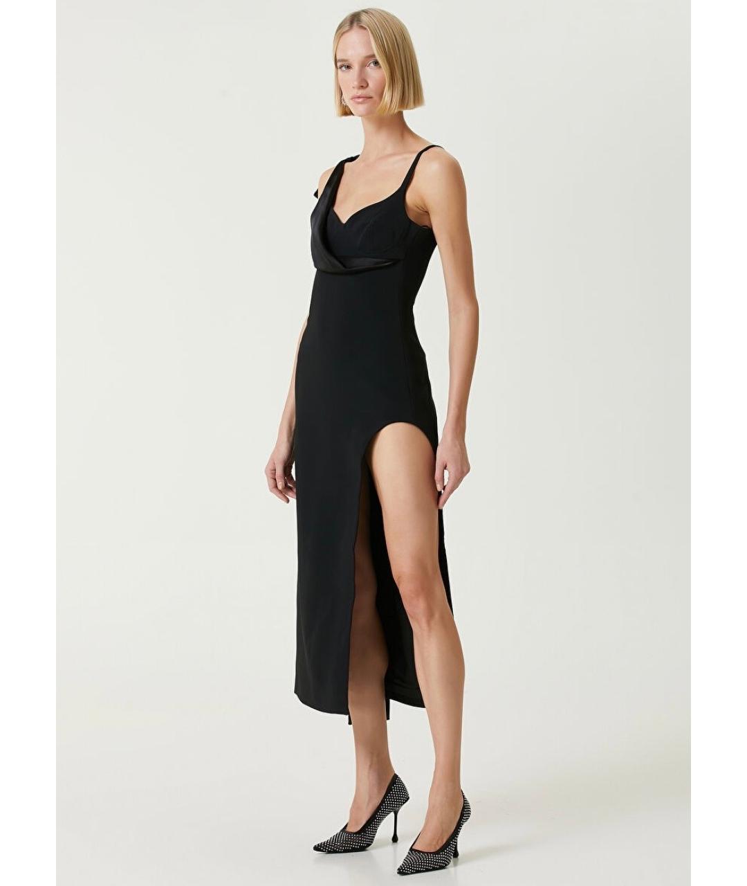 DAVID KOMA Черное коктейльное платье, фото 2