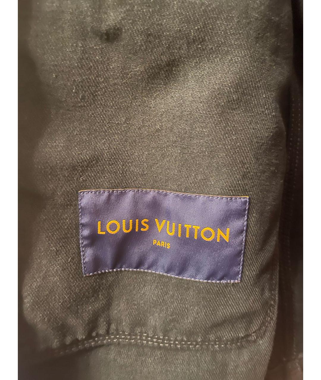 LOUIS VUITTON Черная деним куртка, фото 5