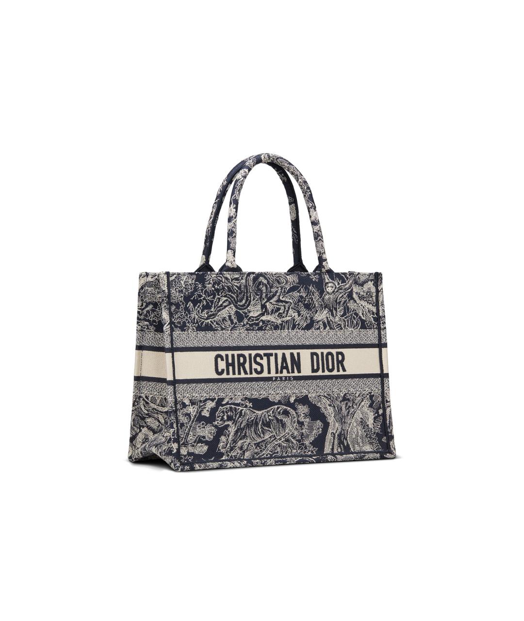 CHRISTIAN DIOR Серая тканевая сумка через плечо, фото 2