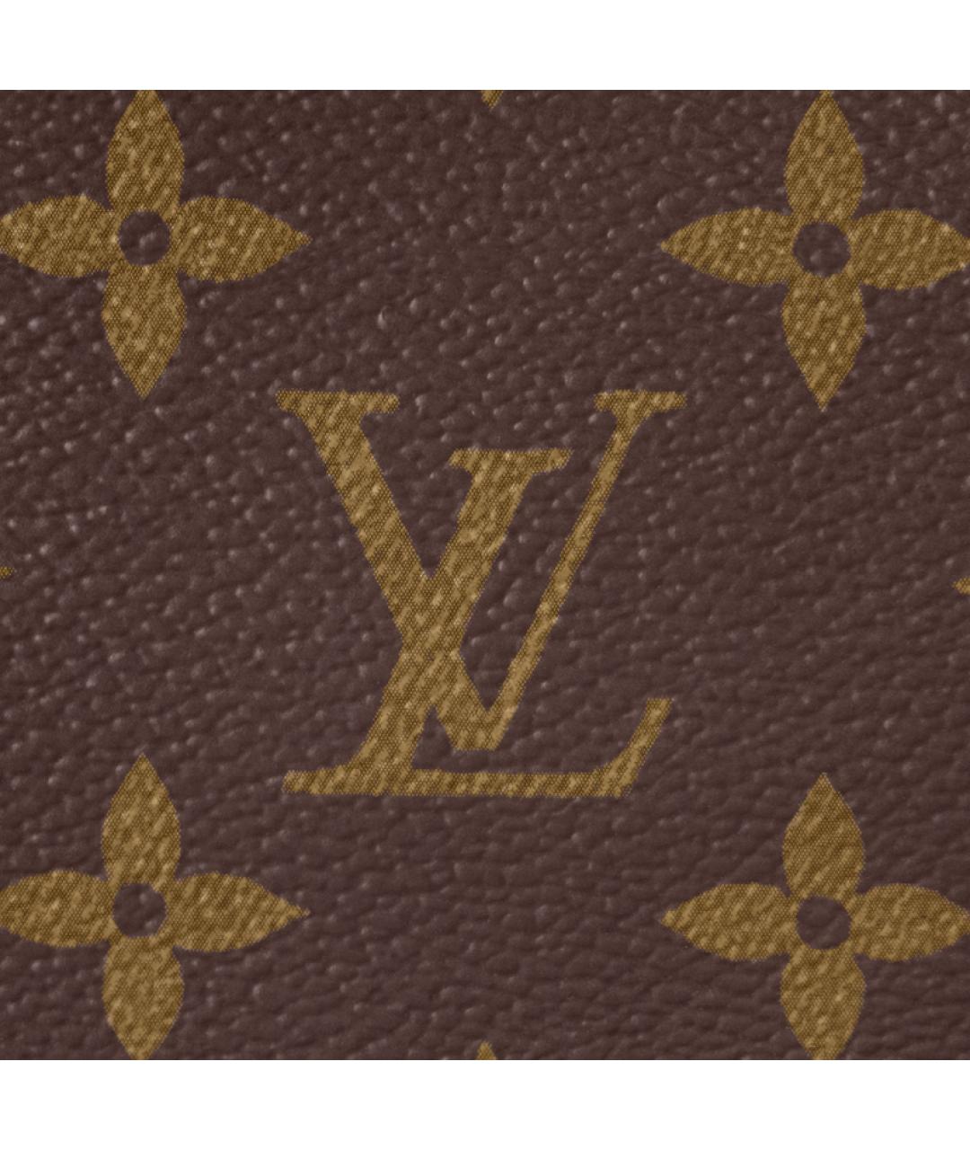 LOUIS VUITTON Коричневый кардхолдер, фото 5