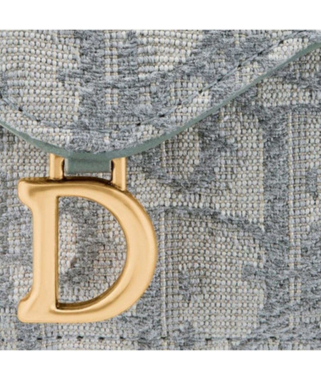 CHRISTIAN DIOR Серый кошелек, фото 6