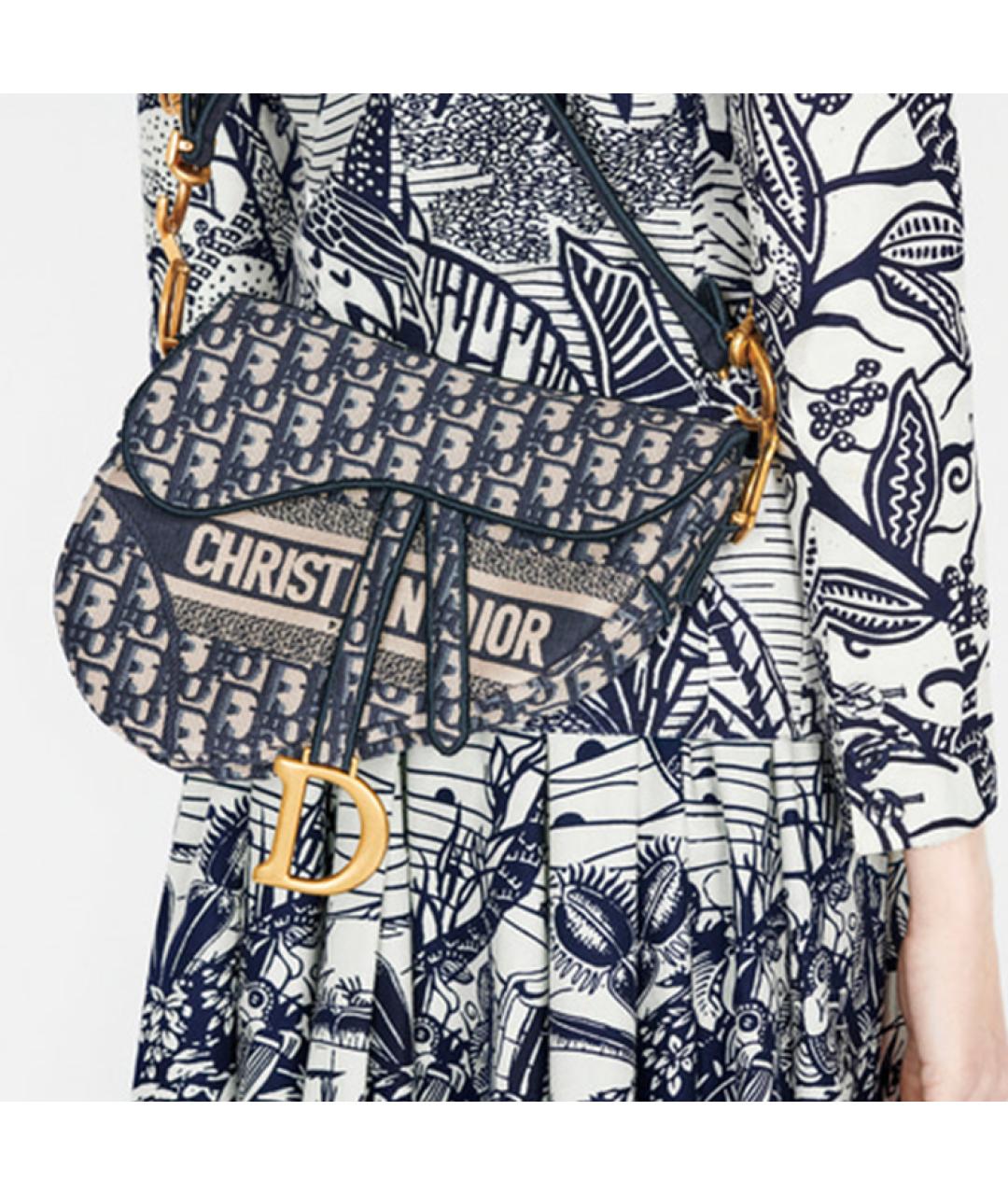 CHRISTIAN DIOR Мульти жаккардовая сумка через плечо, фото 7