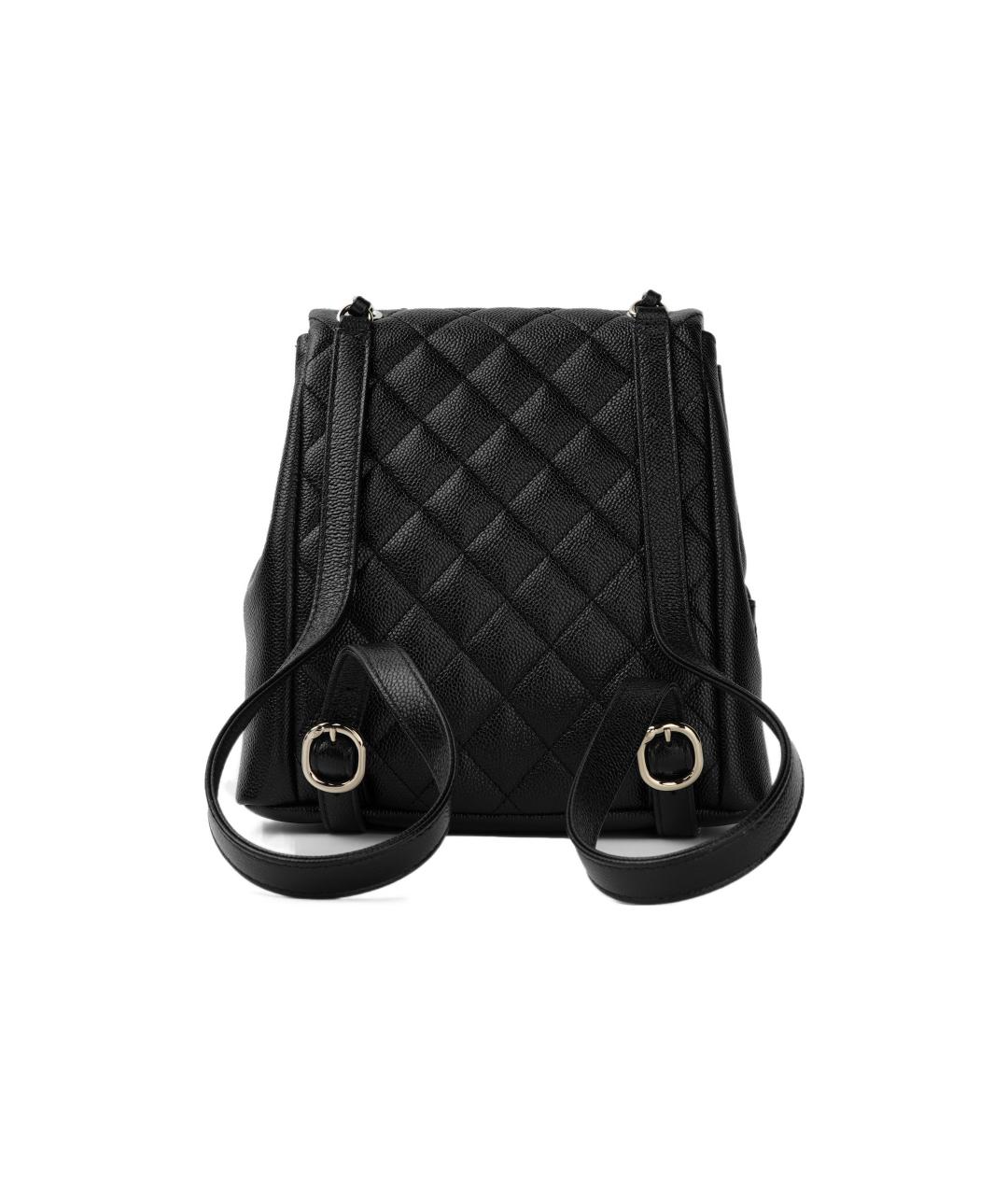 CHANEL Черный кожаный рюкзак, фото 3