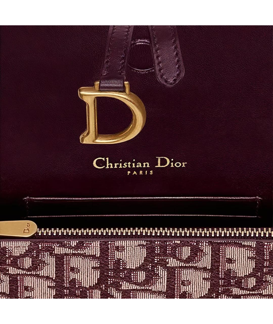 CHRISTIAN DIOR Бордовая поясная сумка, фото 5