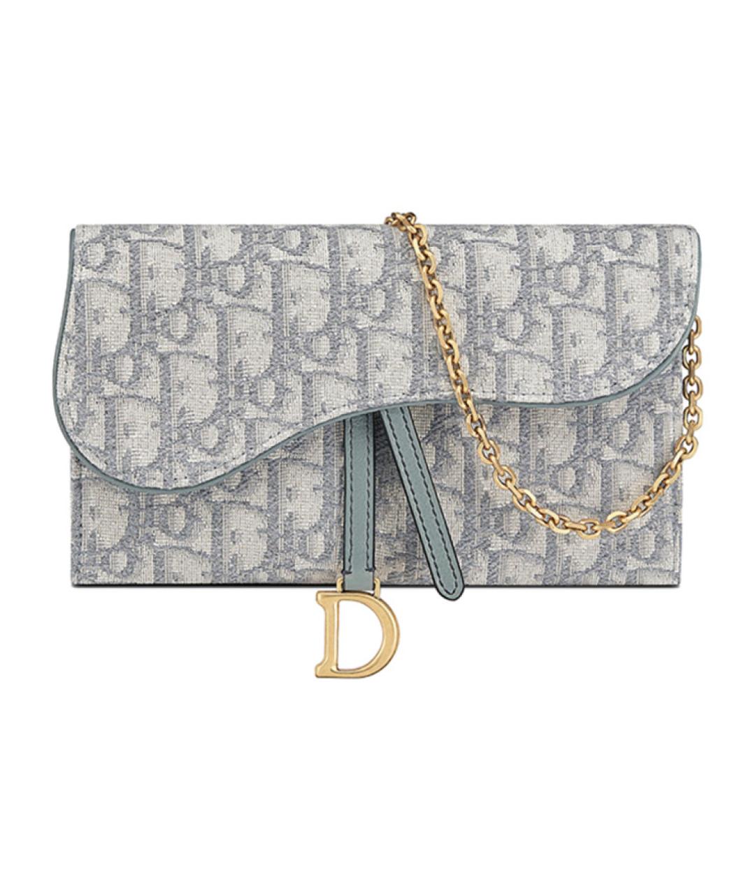 CHRISTIAN DIOR Серая сумка через плечо, фото 1