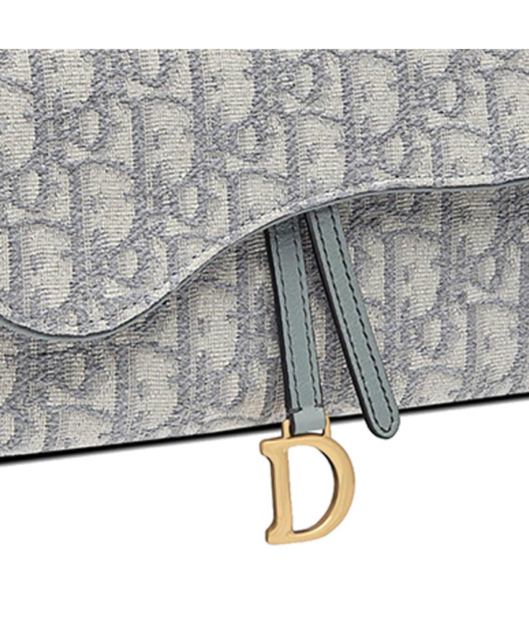 CHRISTIAN DIOR Серая сумка через плечо, фото 6