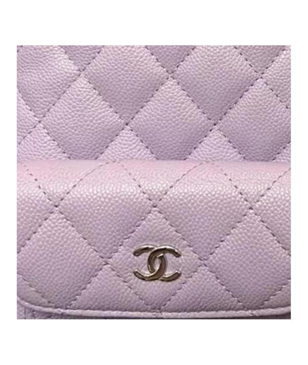 CHANEL Розовый кожаный рюкзак, фото 2