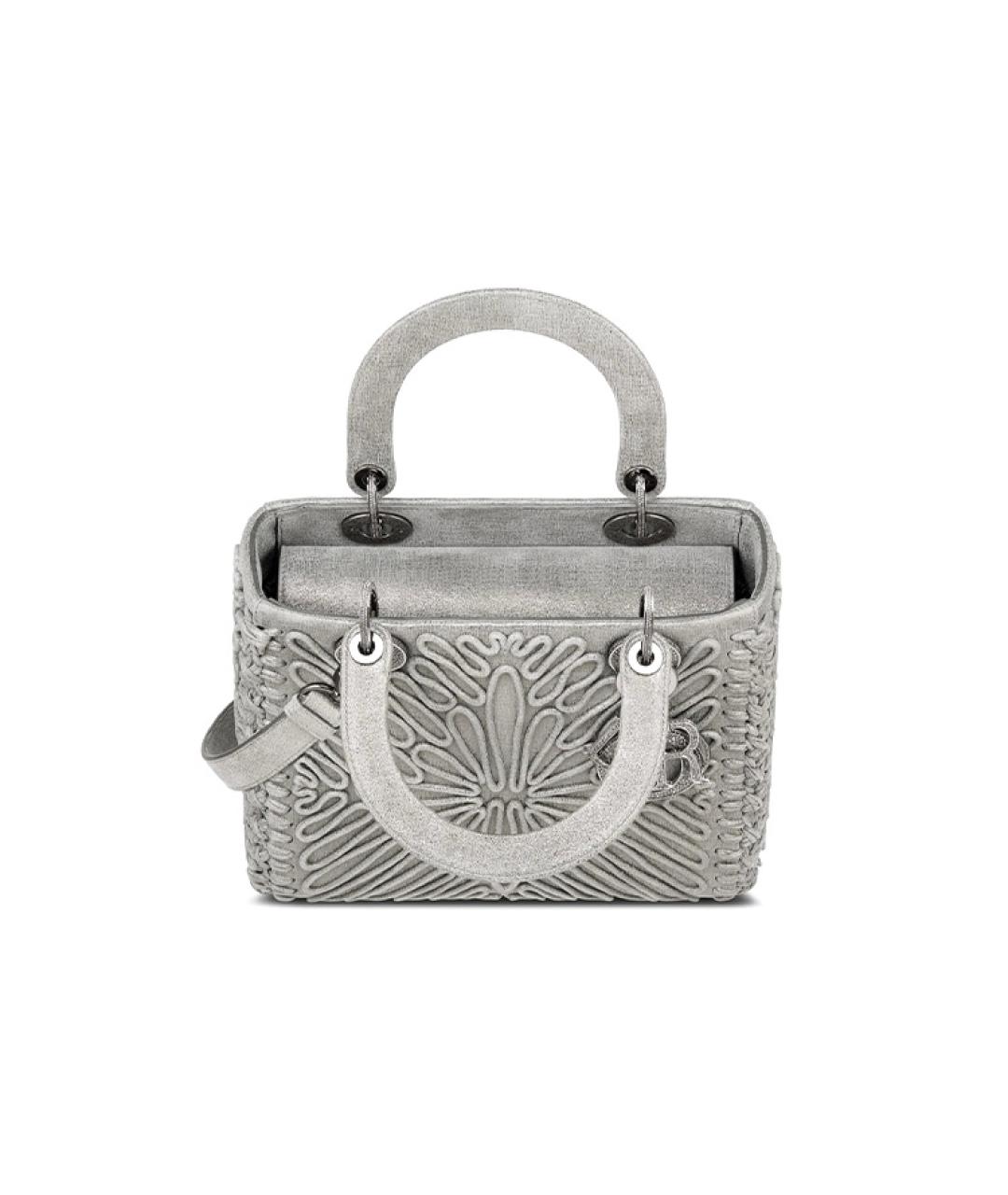 CHRISTIAN DIOR Серебряная сумка через плечо, фото 2