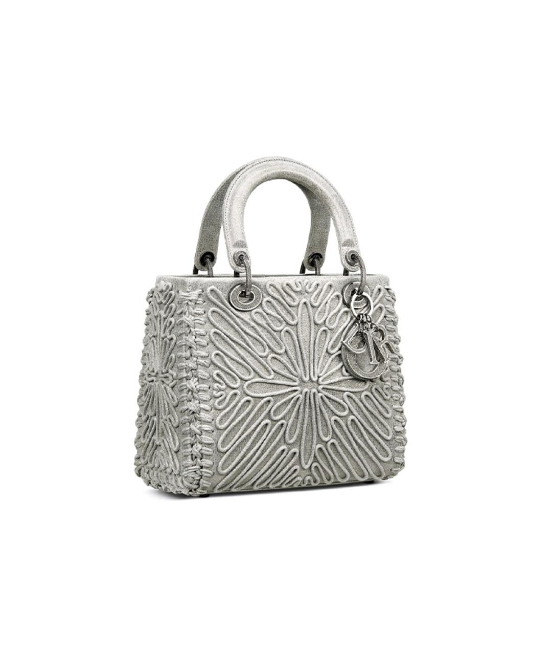 CHRISTIAN DIOR Серебряная сумка через плечо, фото 3