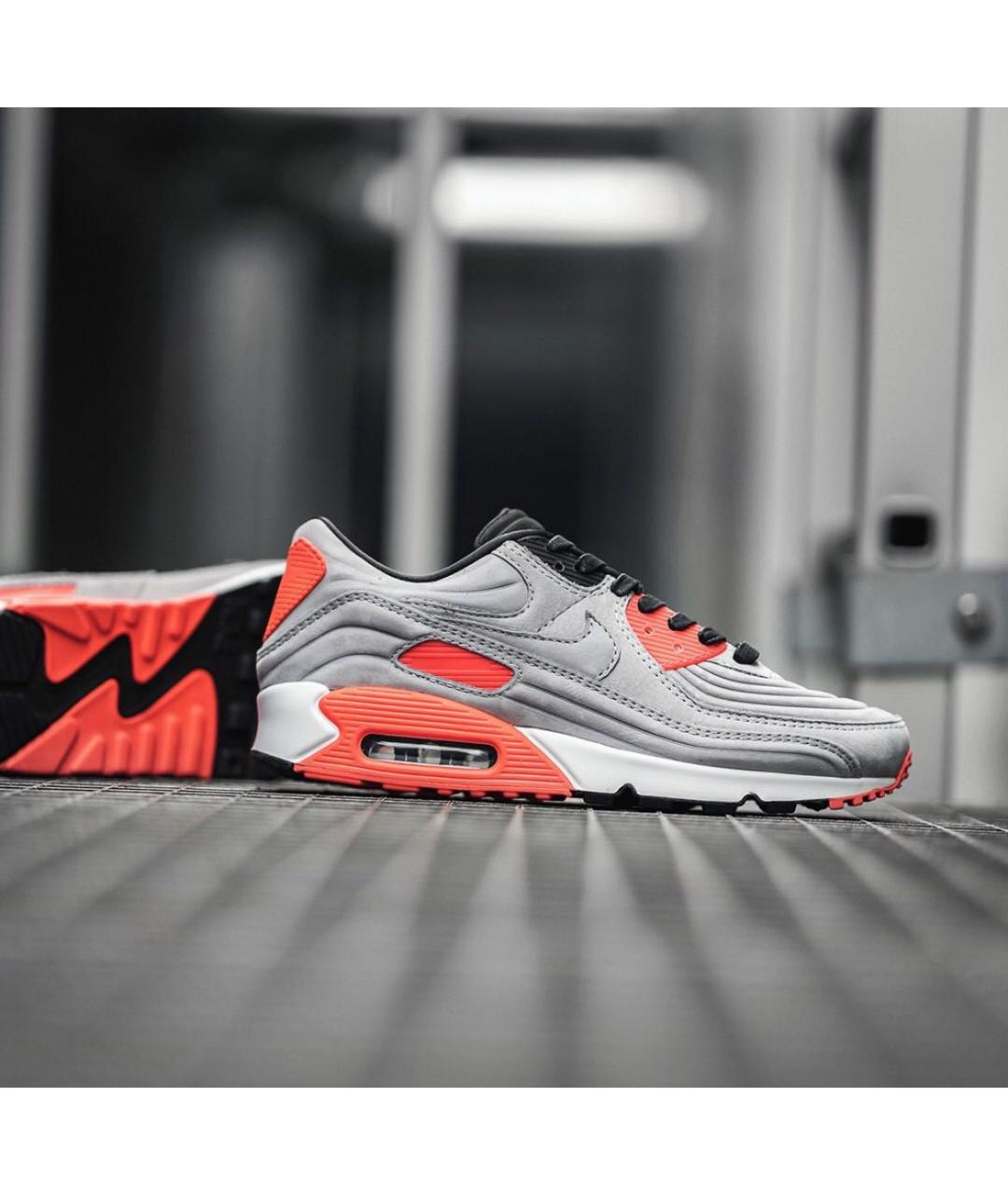 NIKE Серые замшевые низкие кроссовки / кеды, фото 6