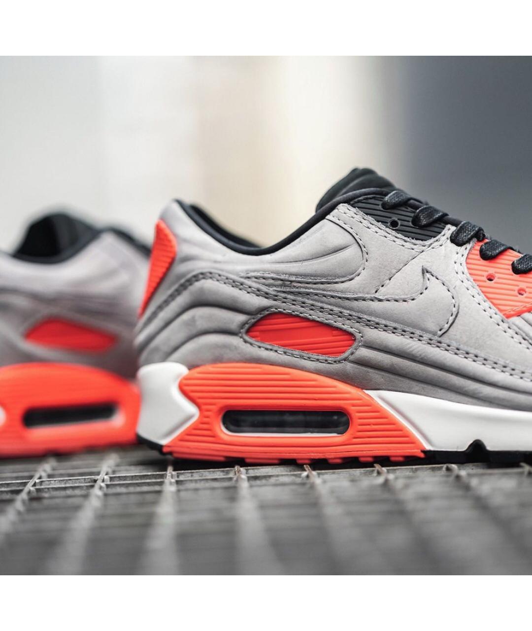 NIKE Серые замшевые низкие кроссовки / кеды, фото 8