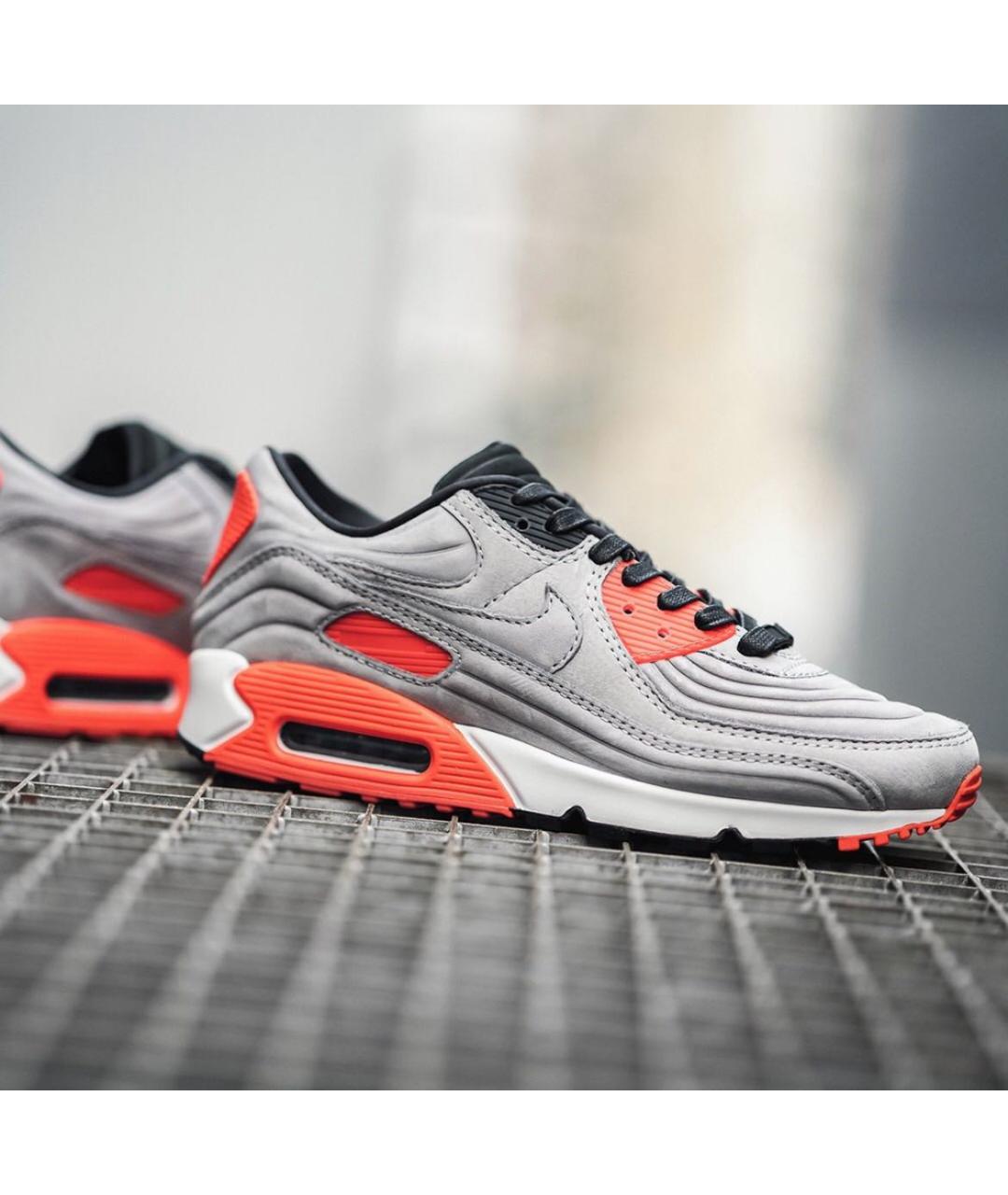 NIKE Серые замшевые низкие кроссовки / кеды, фото 5
