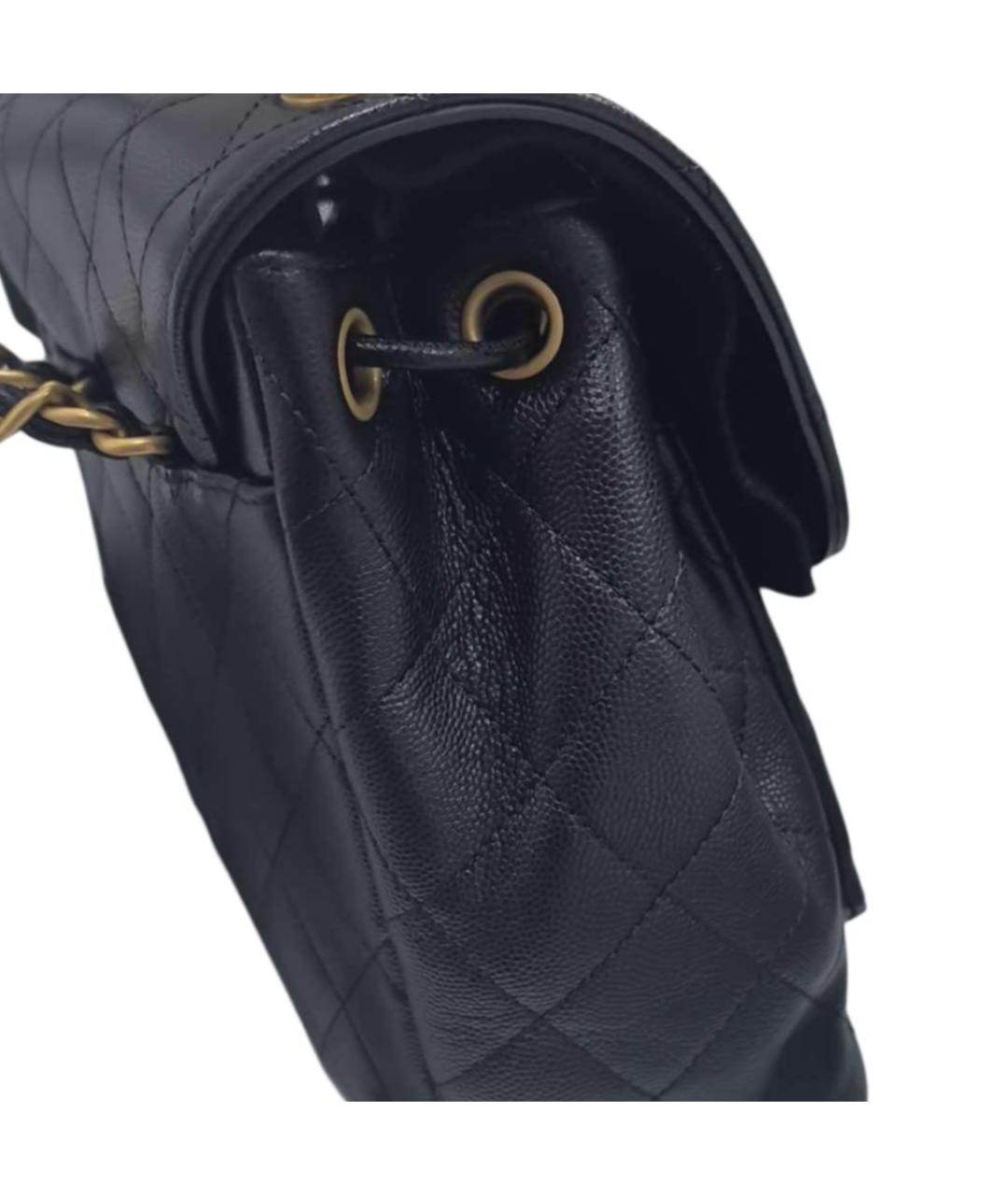 CHANEL Темно-синий кожаный рюкзак, фото 2