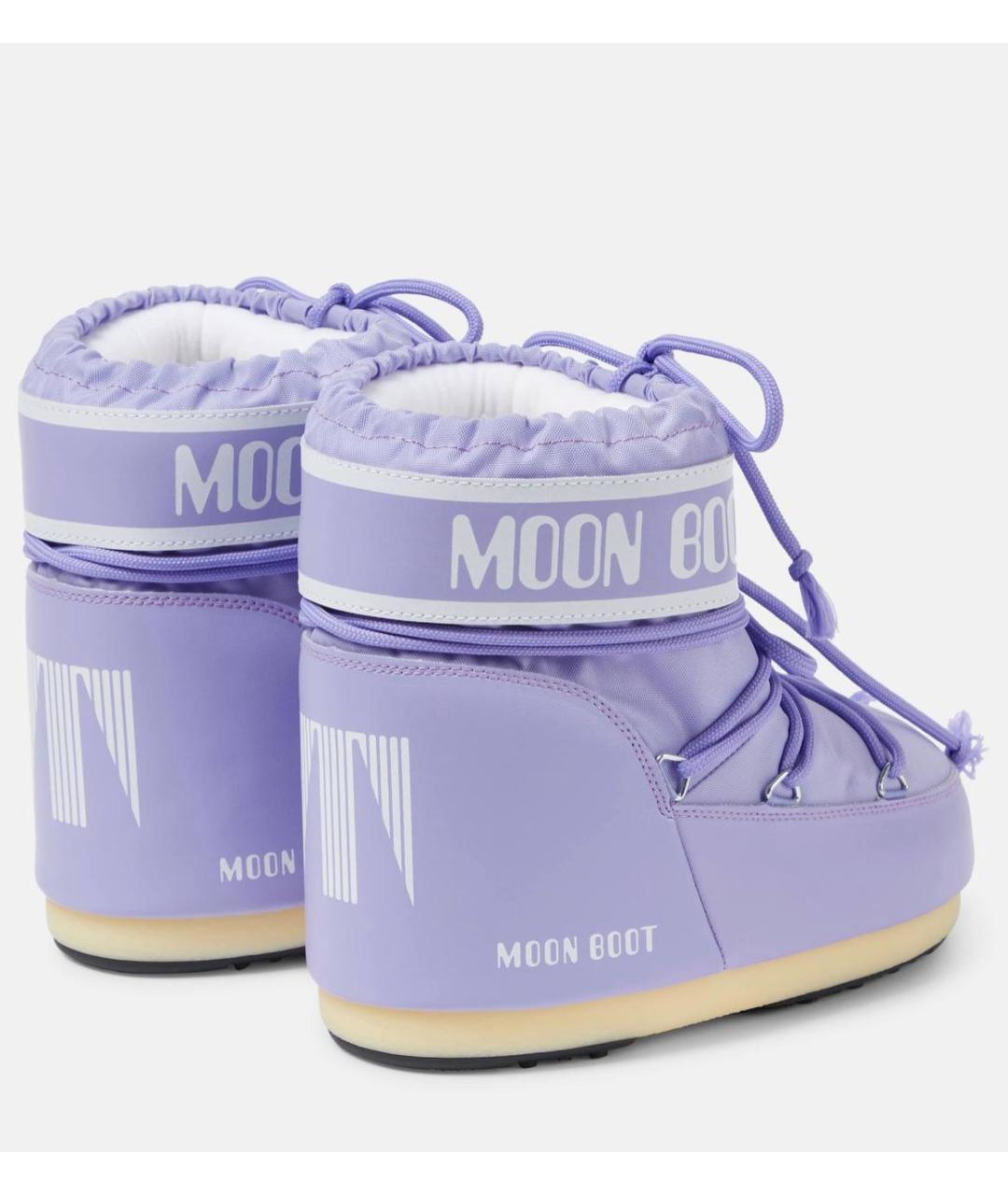 MOON BOOT Фиолетовые сапоги, фото 3