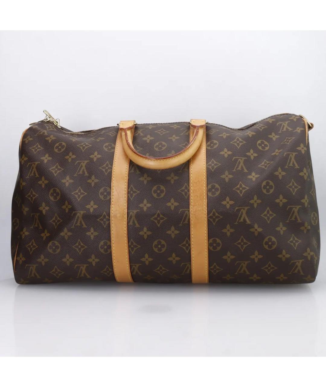 LOUIS VUITTON Коричневая дорожная/спортивная сумка, фото 3