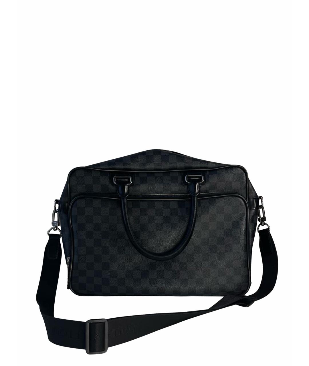 LOUIS VUITTON Черный портфель, фото 1