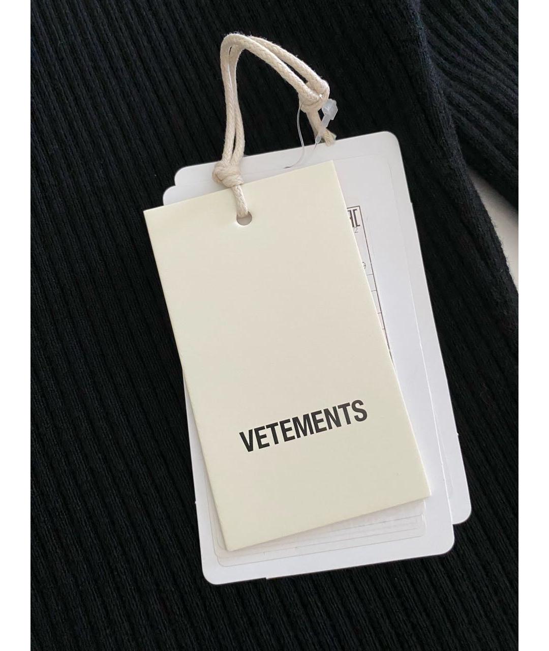 VETEMENTS Черный шерстяной джемпер / свитер, фото 4