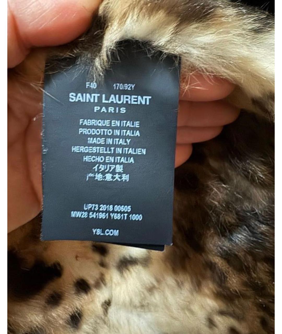 SAINT LAURENT Черная парка, фото 5