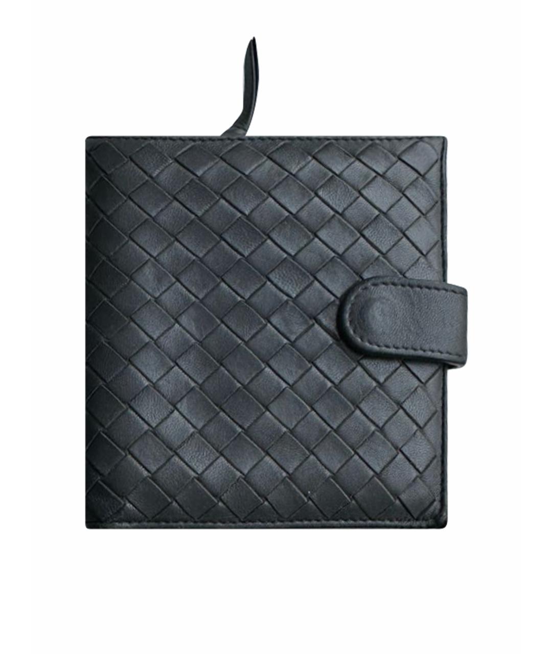 BOTTEGA VENETA Серый кожаный кошелек, фото 1