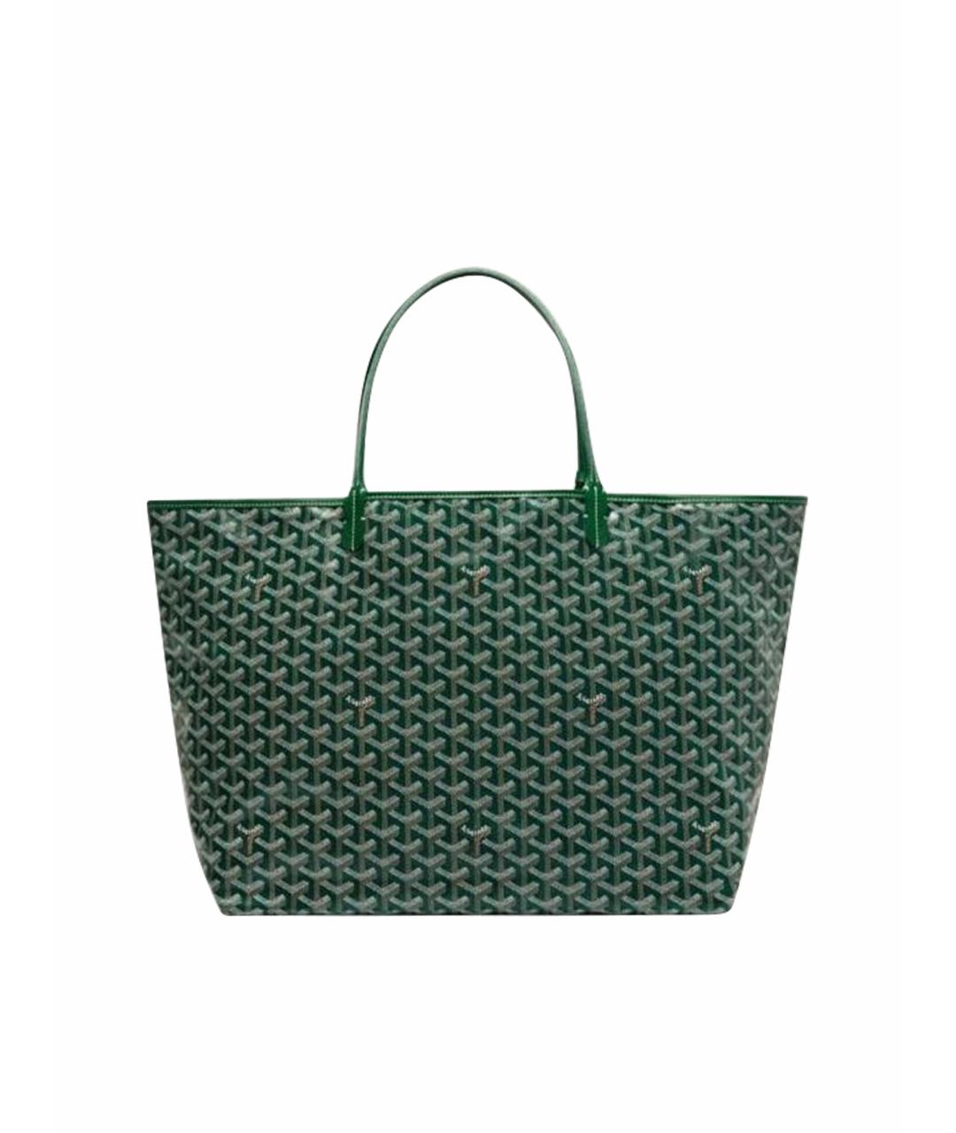 GOYARD Зеленая сумка тоут, фото 1