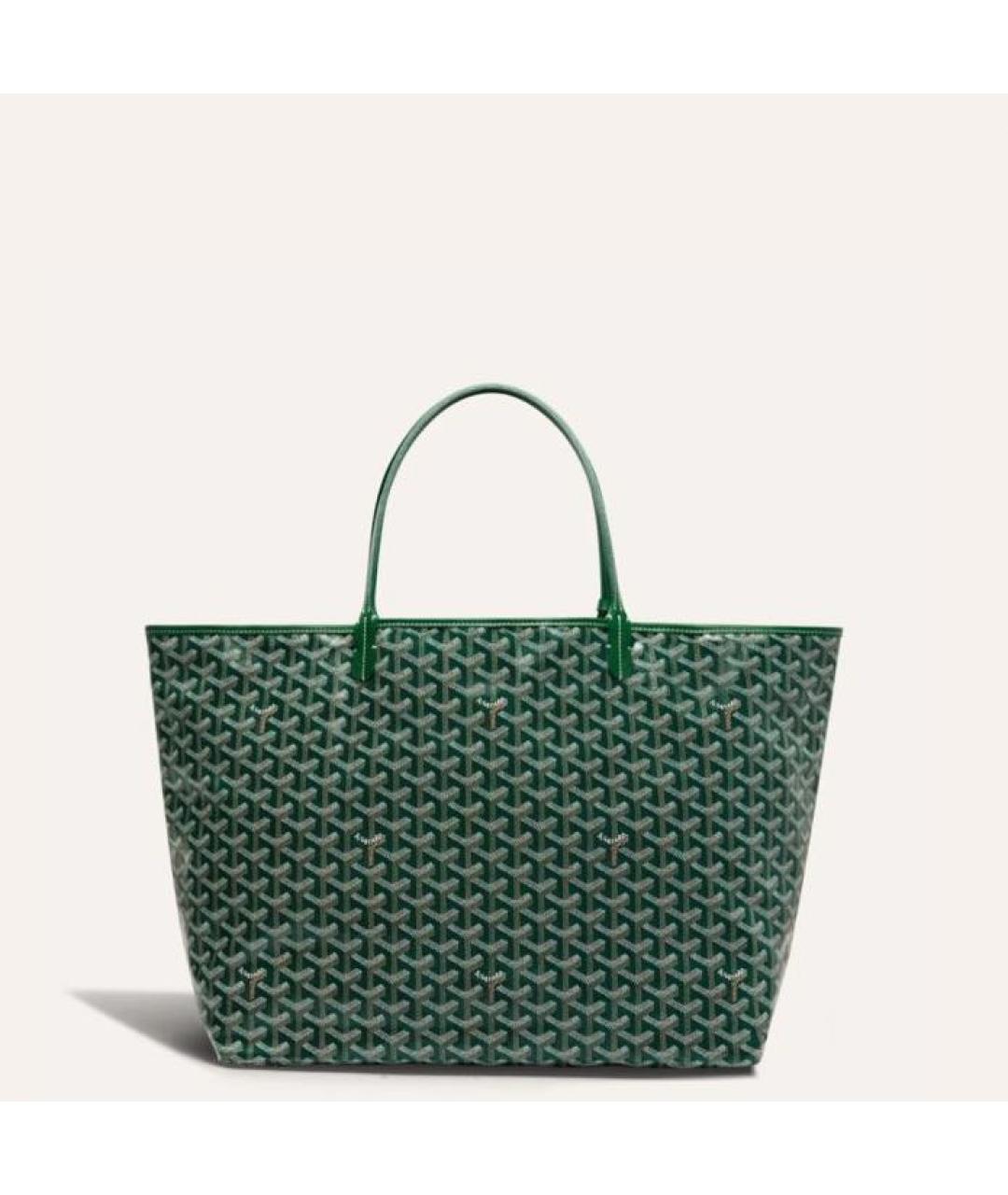 GOYARD Зеленая сумка тоут, фото 6