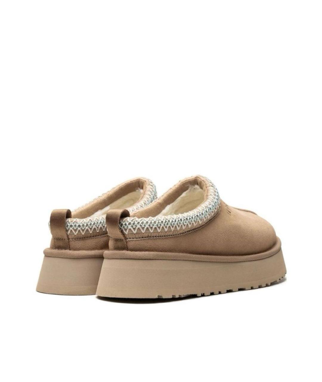 UGG AUSTRALIA Бежевые замшевые ботинки, фото 4