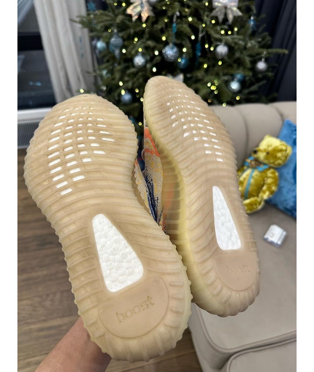ADIDAS YEEZY Мульти текстильные кроссовки, фото 6