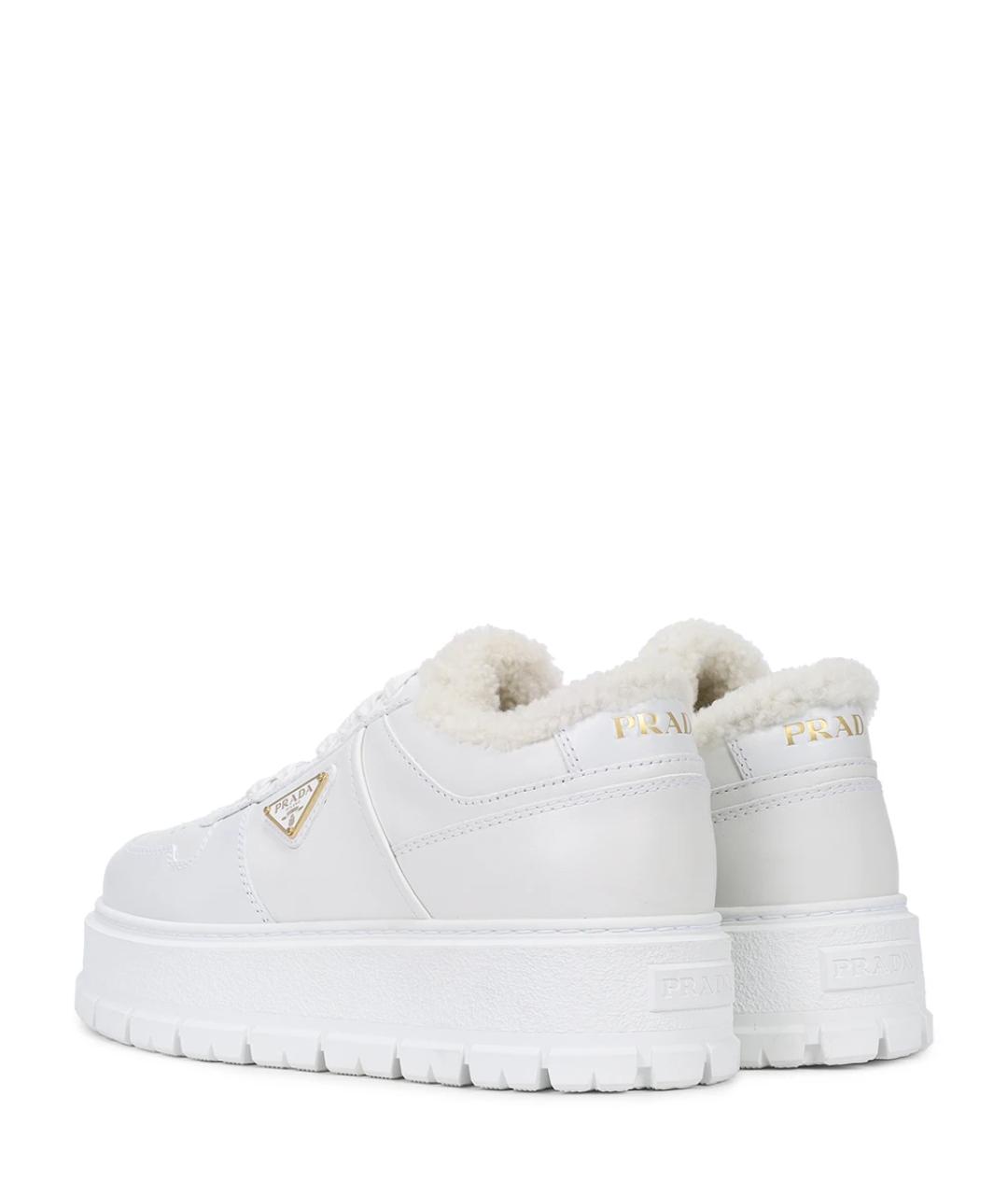 PRADA Белые слипоны, фото 5