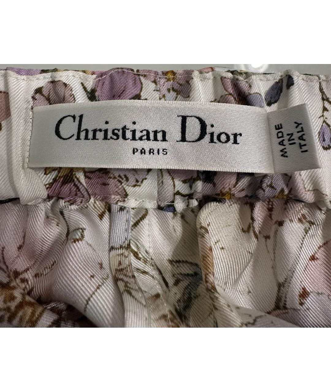 CHRISTIAN DIOR Мульти шелковый костюм с брюками, фото 6