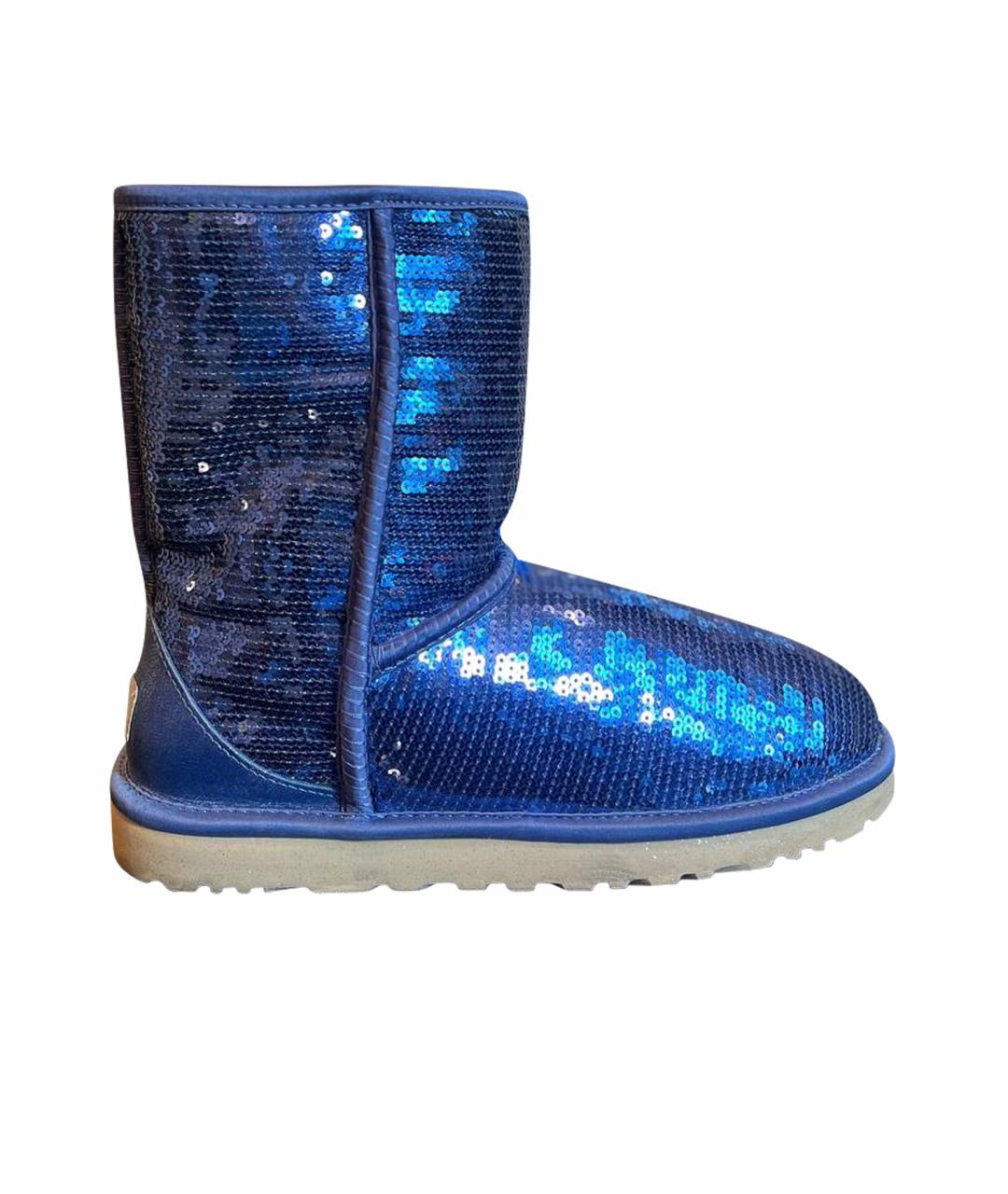 UGG AUSTRALIA Темно-синие ботинки, фото 1