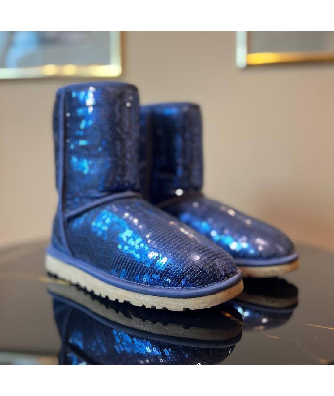 UGG AUSTRALIA Темно-синие ботинки, фото 6